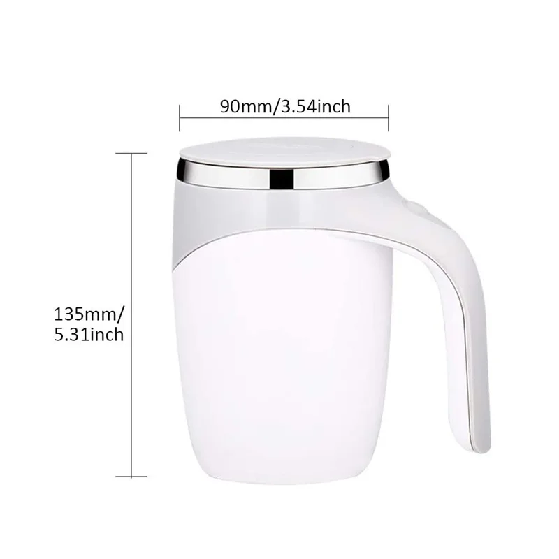 Automatic Stirring Cup Mug Rechargeable Portable Coffee Electric Stirring Stainless Steel Rotating Magnetic Home Drinking Tools - Image 6